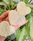 Angel Aura Quartz Cluster Heart