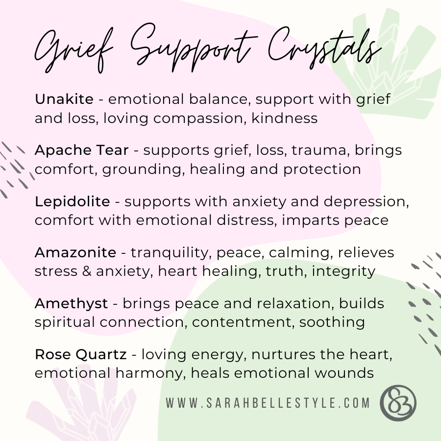 Grief Support Crystals