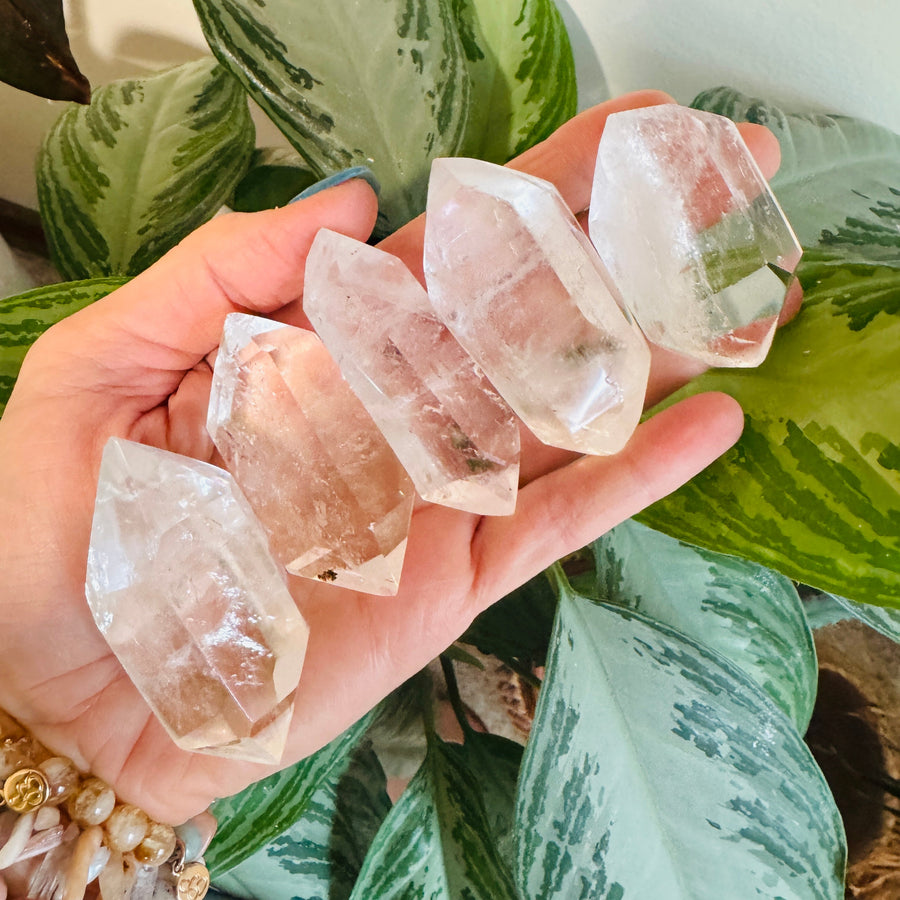 sarah belle double terminated quartz crystal