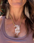 sarah belle arkansas quartz crystal necklace