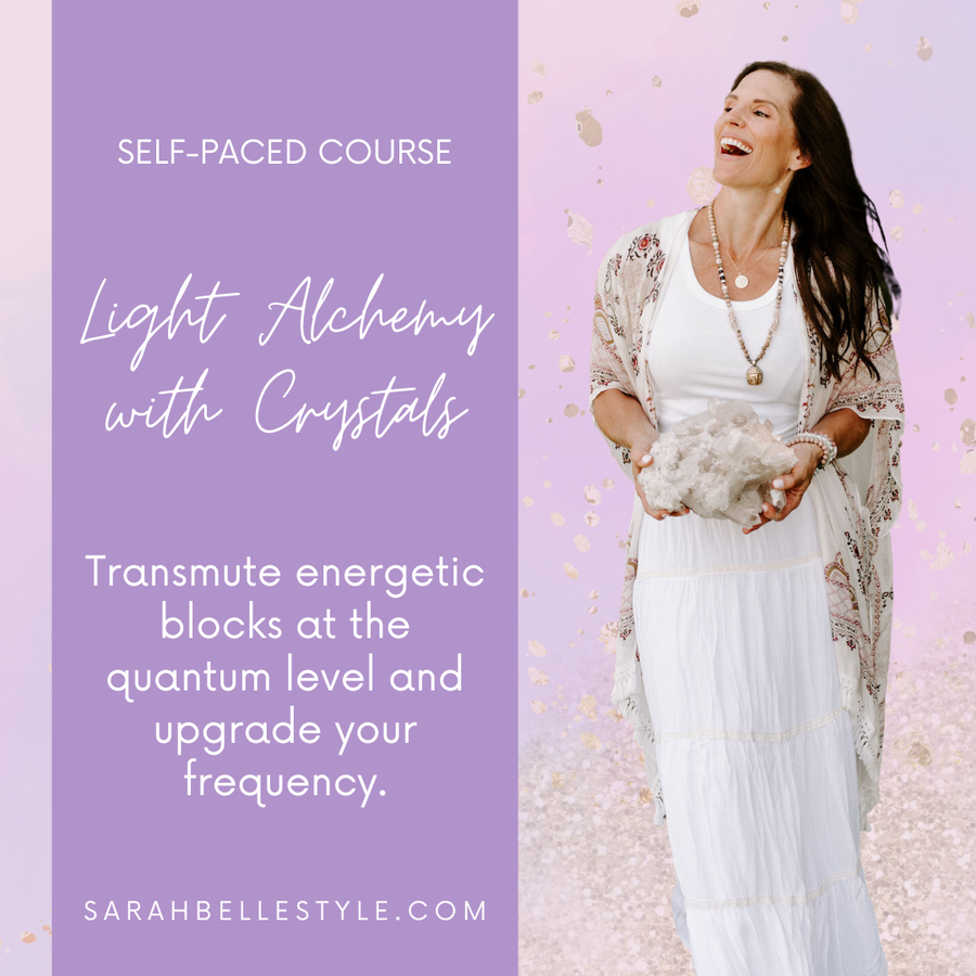 light alchemy with crystals course bundle sarah belle