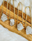 sarah belle arkansas quartz crystal necklace