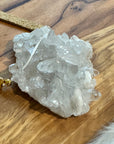 sarah belle handmade quartz crystal necklace