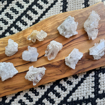 sarah belle arkansas quartz crystal cluster for raising your vibration and consciousness and spiritual ascension