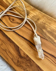 sarah belle handmade crystal talisman necklace