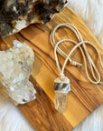 sarah belle handmade crystal talisman necklace