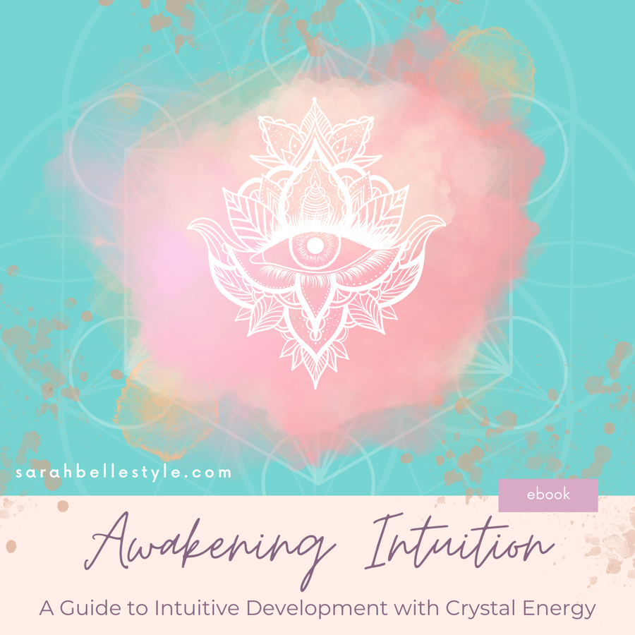 awakening intuition with crystals ebook by sarah belle