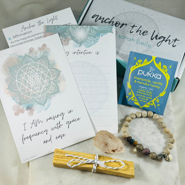 sarah belle anchor the light ritual kit spiritual practice and crystal energy