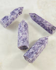 Lepidolite point healing crystal